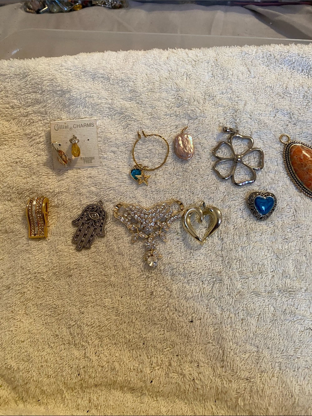 Set of ten pendants